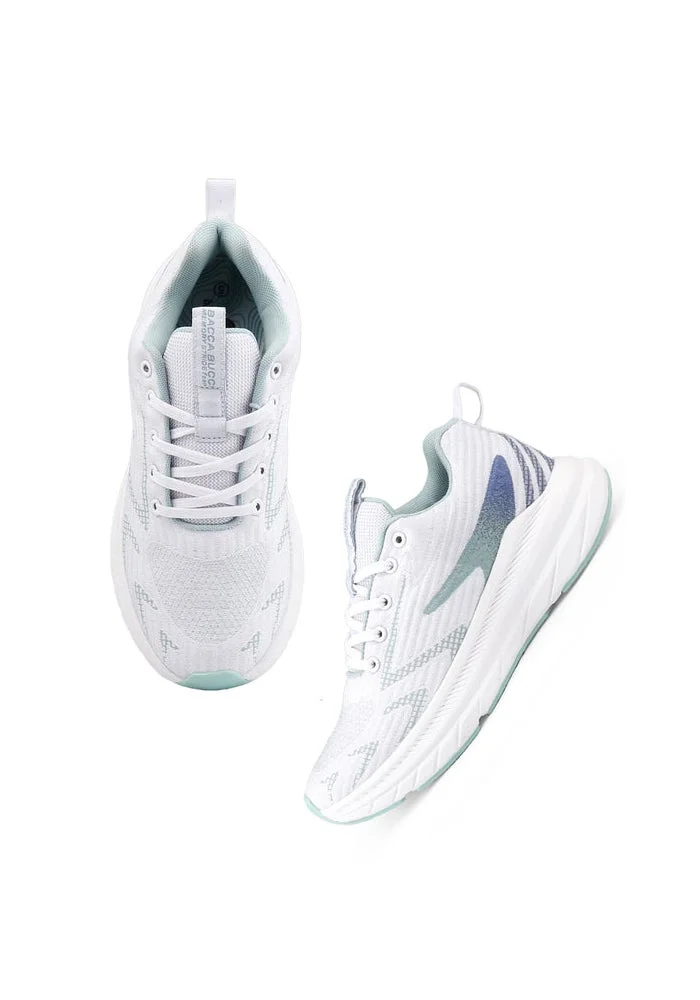 Bacca Bucci White Green Endeavor Running Shoes for Women | Best Price UAE